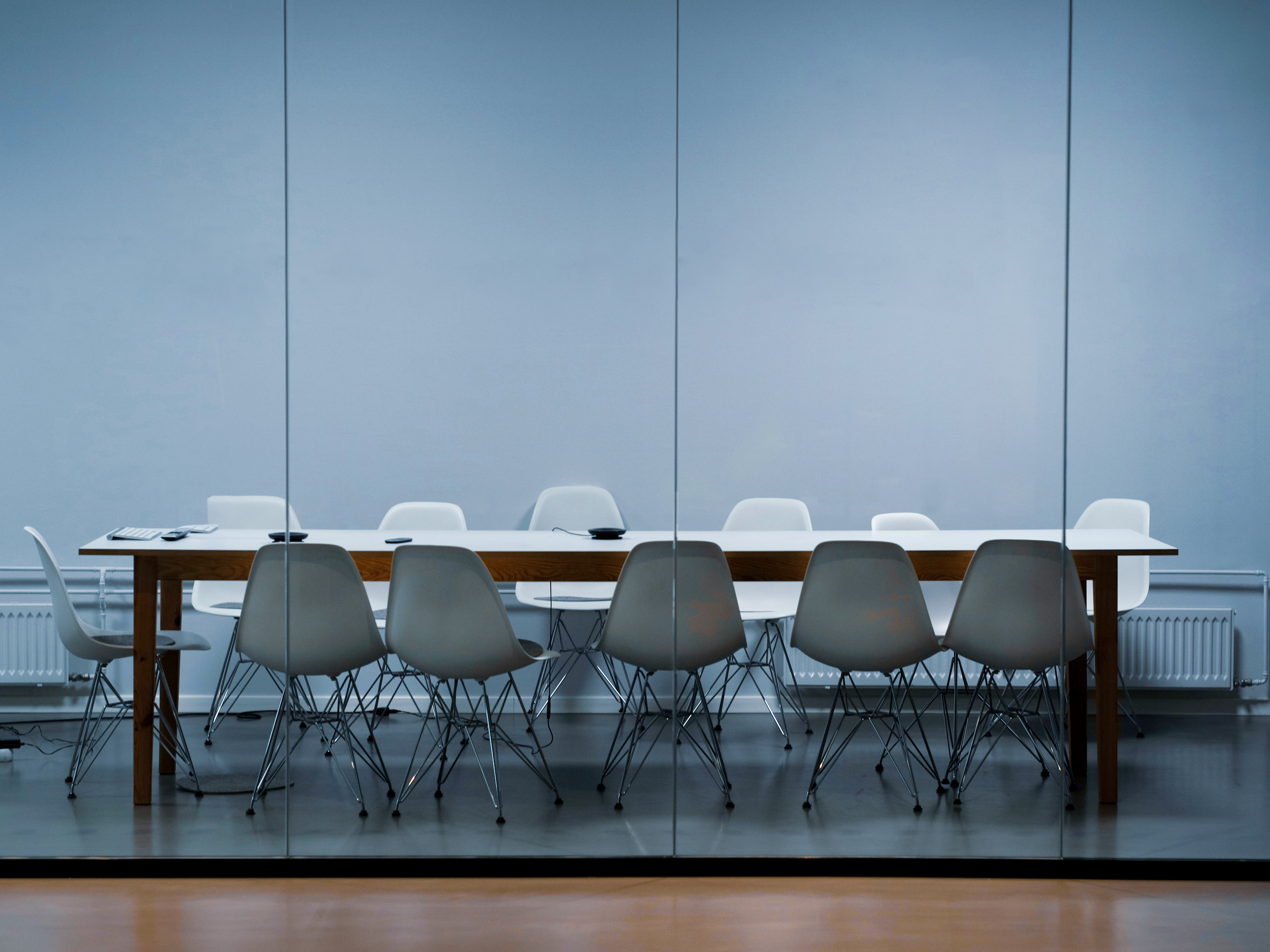 Empty boardroom - the room where clarity matters most